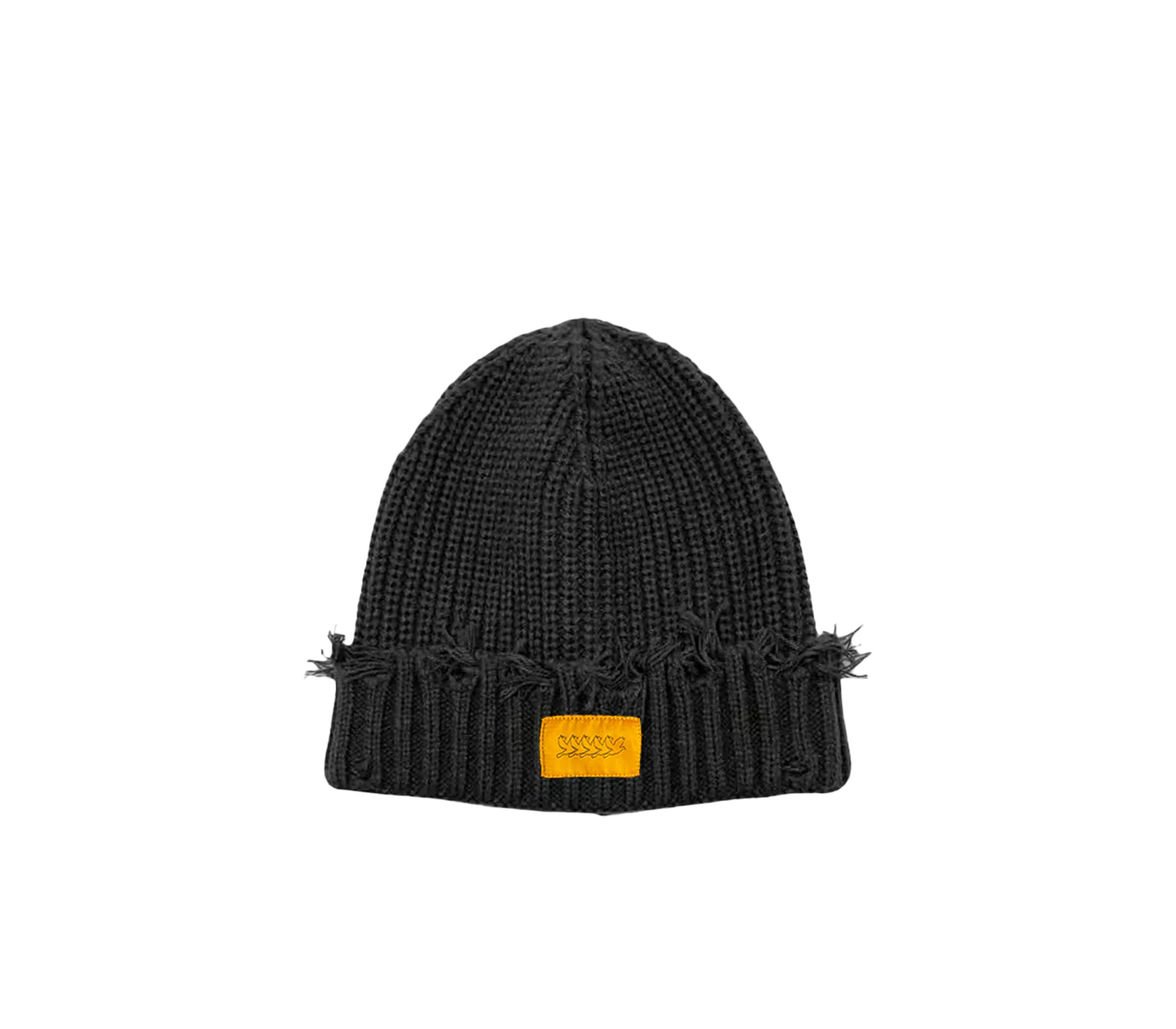 5DOVE KNIT BEANIE (BLACK)