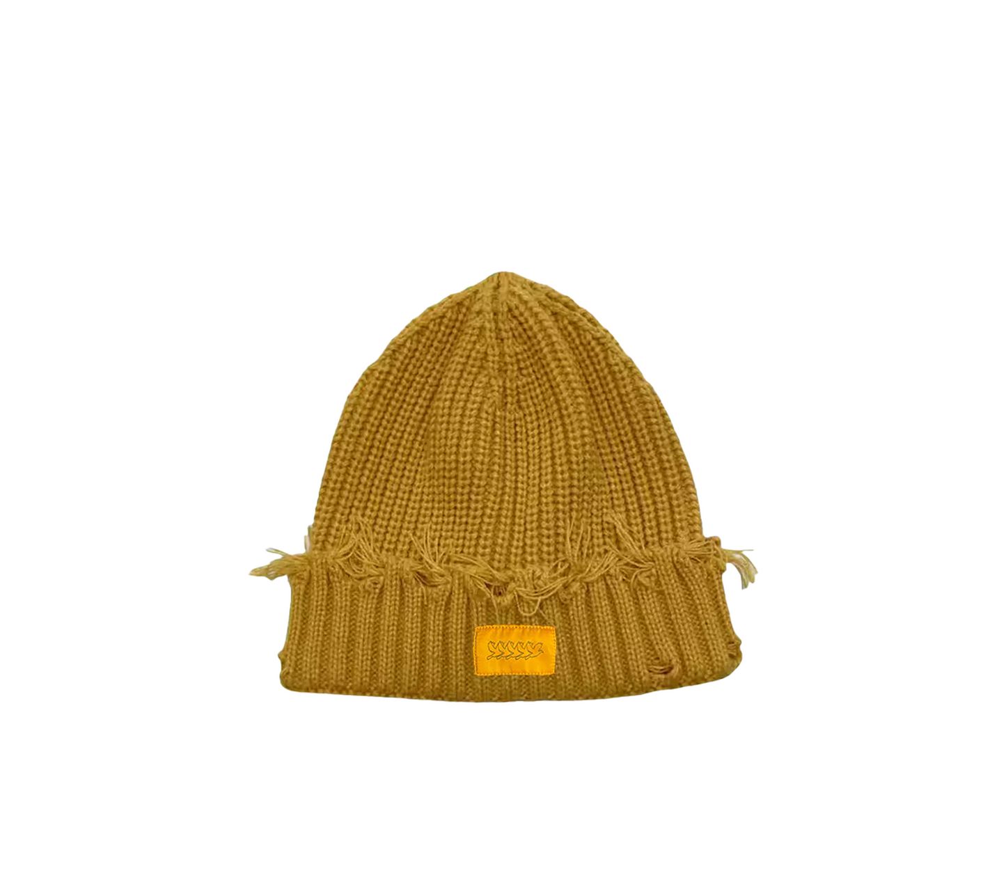 5DOVE KNIT BEANIE (MUSTARD)