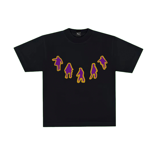 AC5 T-SHIRT -  Purple + Yellow (Black)